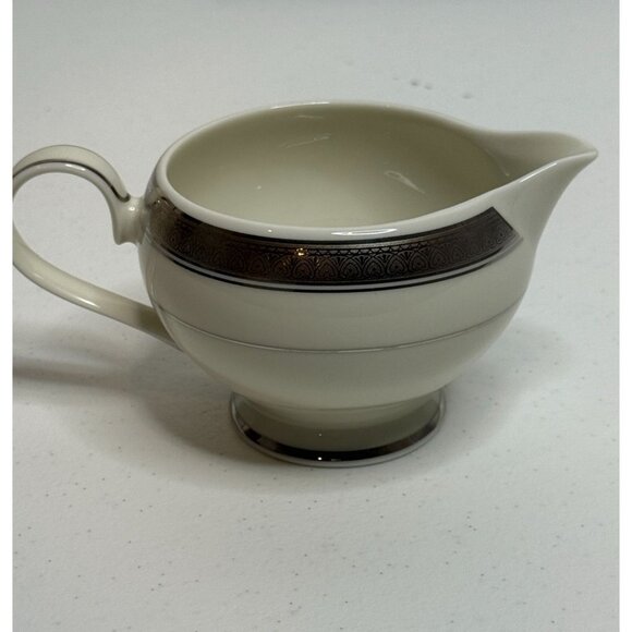 Mikasa Palatial Platinum Dinnerware Fine China Creamer Dining Tableware Milk Tea - Picture 1 of 9